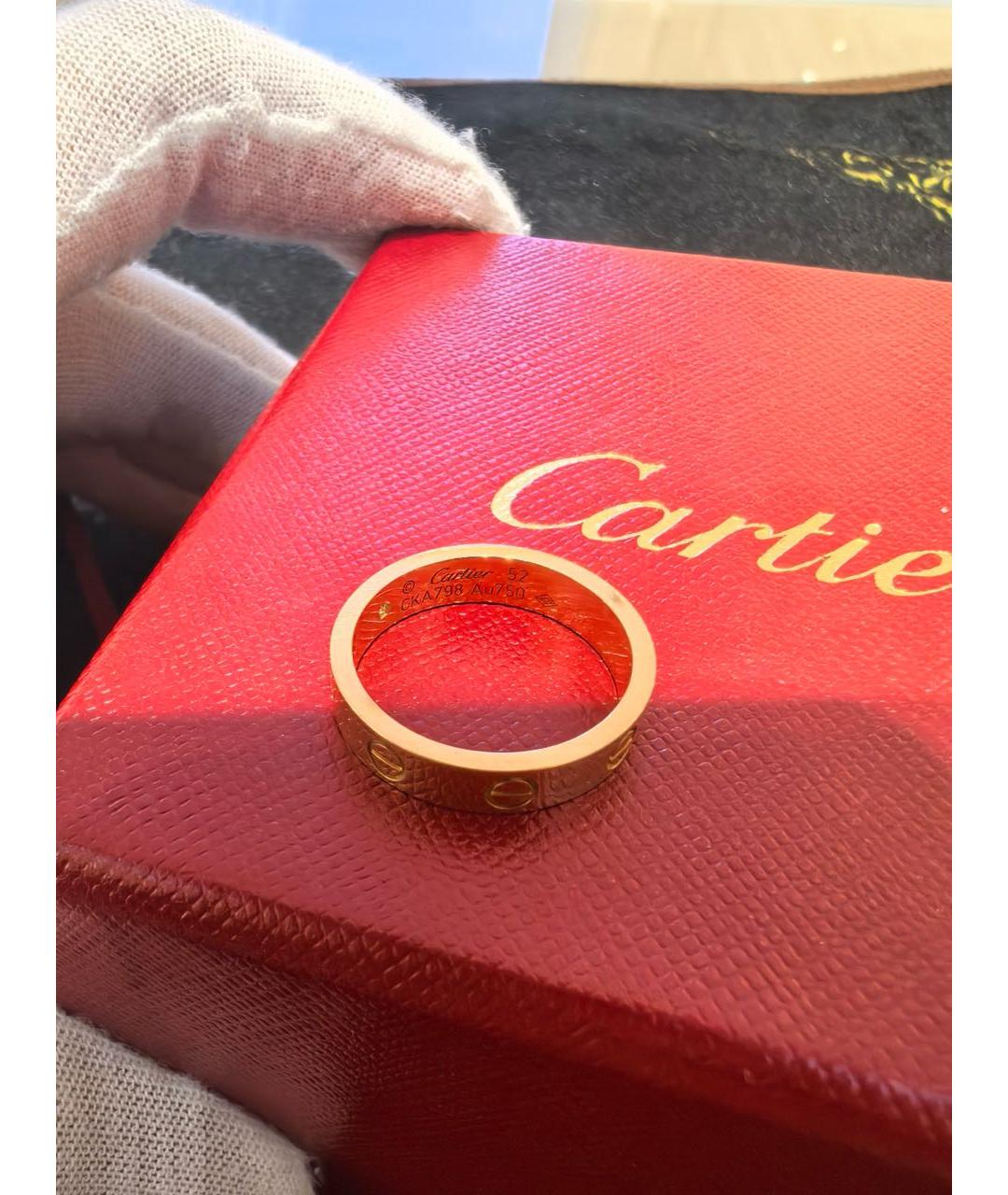 CARTIER Золотое кольцо из розового золота, фото 5