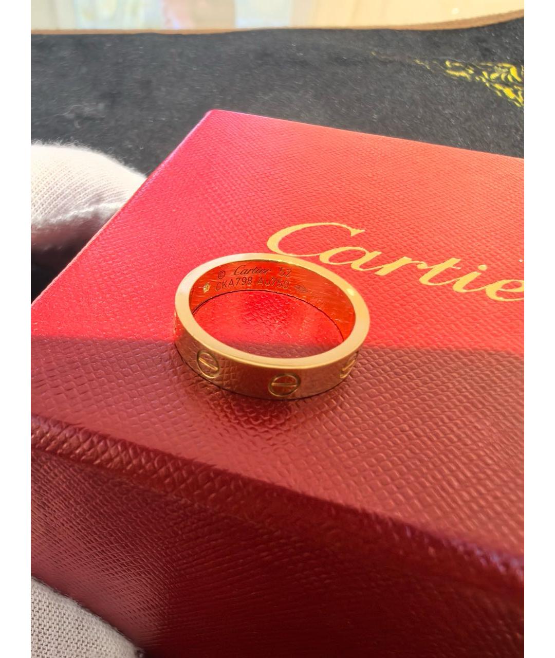 CARTIER Золотое кольцо из розового золота, фото 4