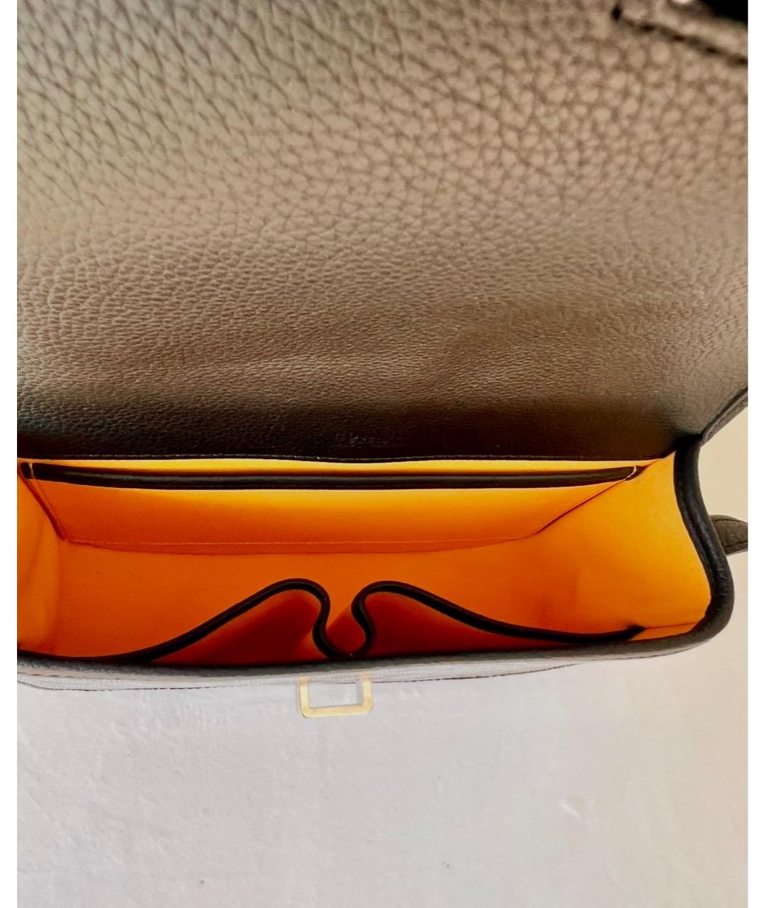 GOYARD Коричневая кожаная сумка на плечо, фото 4