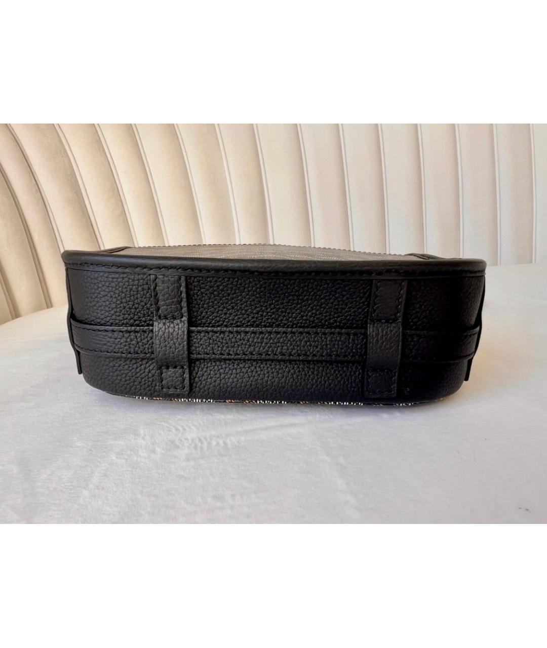 GOYARD Коричневая кожаная сумка на плечо, фото 3