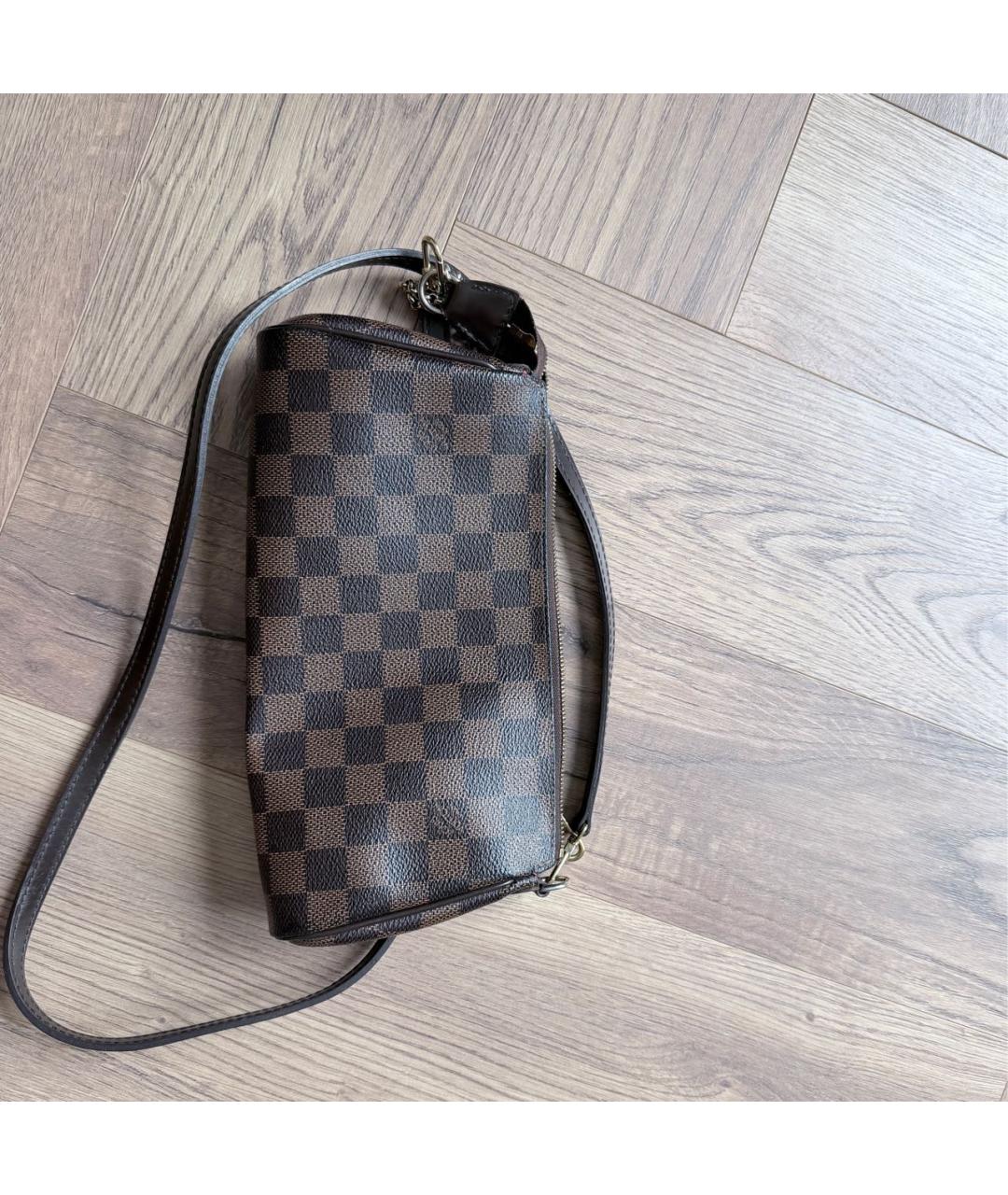 LOUIS VUITTON Коричневая сумка через плечо из канвы, фото 2
