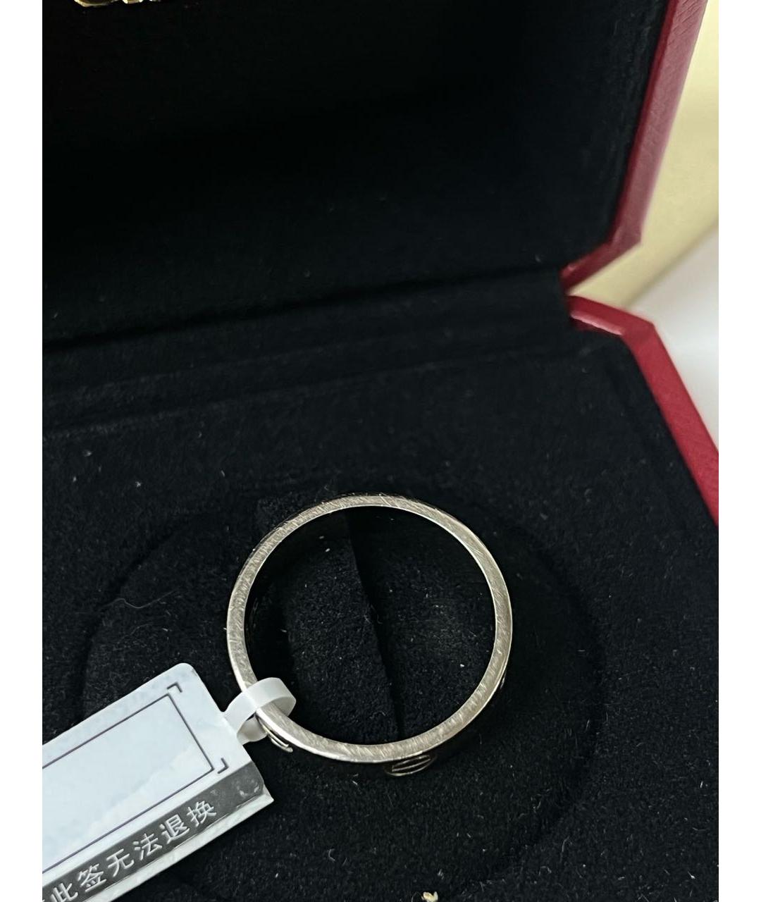 CARTIER Серебряное кольцо из белого золота, фото 4