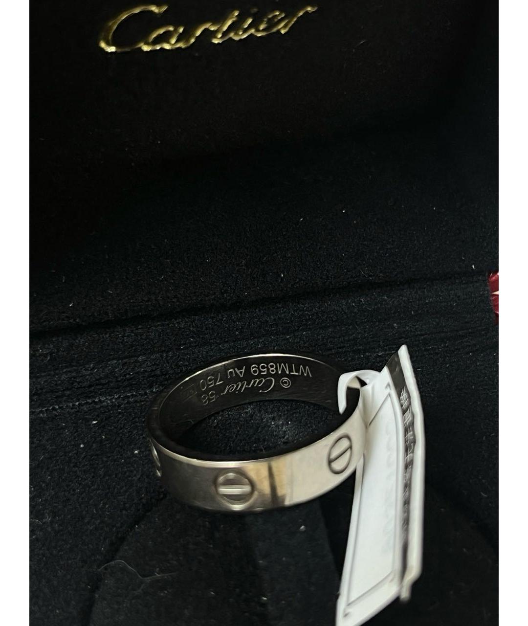 CARTIER Серебряное кольцо из белого золота, фото 3