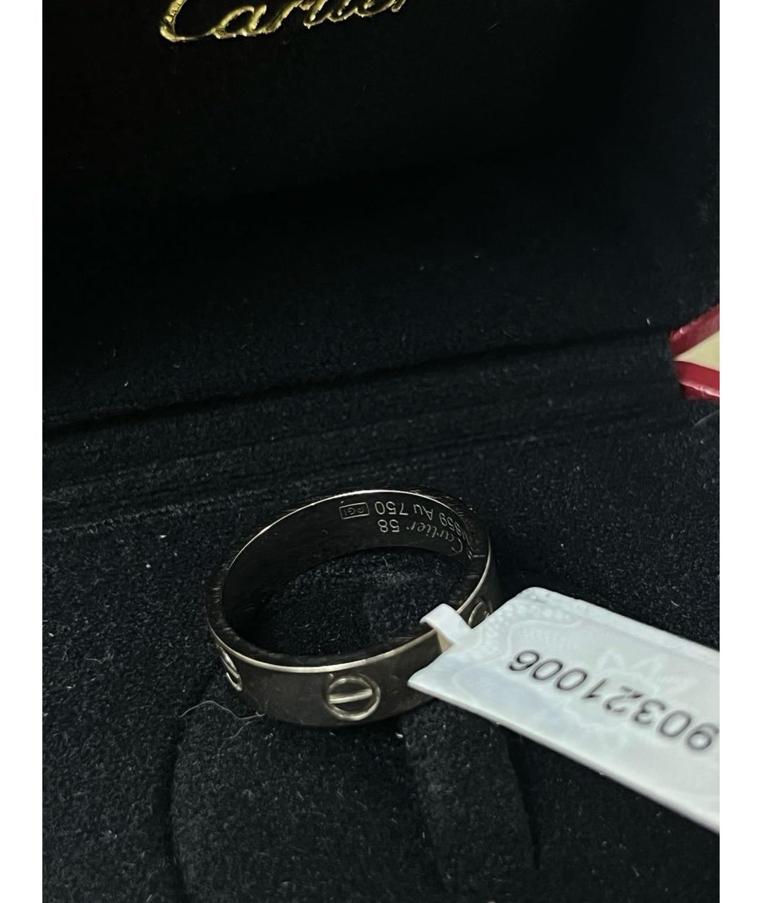 CARTIER Серебряное кольцо из белого золота, фото 5