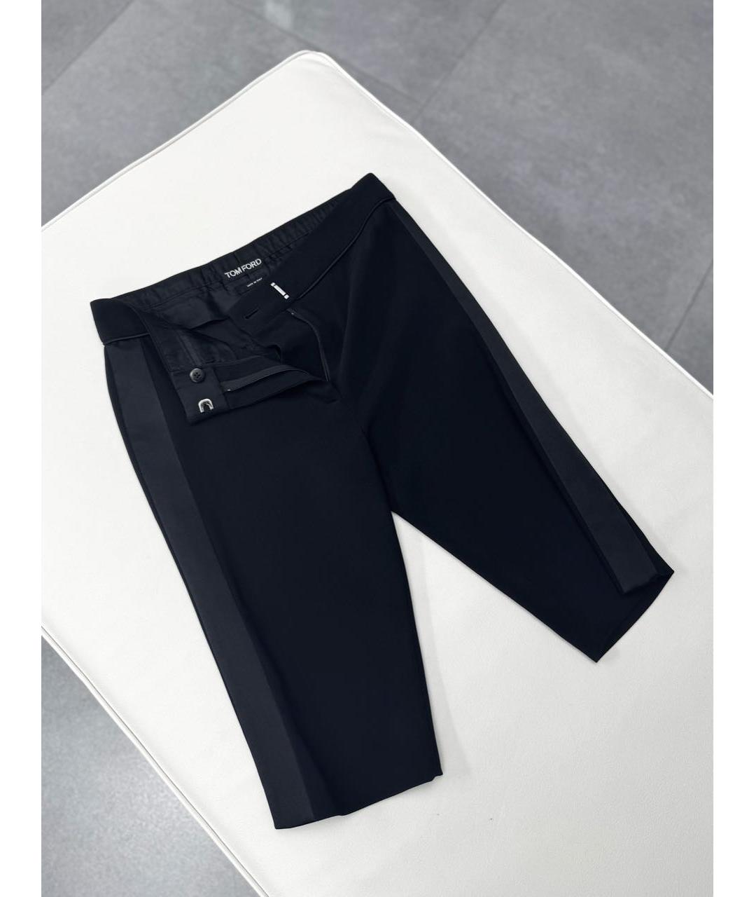 TOM FORD Черные вискозные бриджи, фото 4