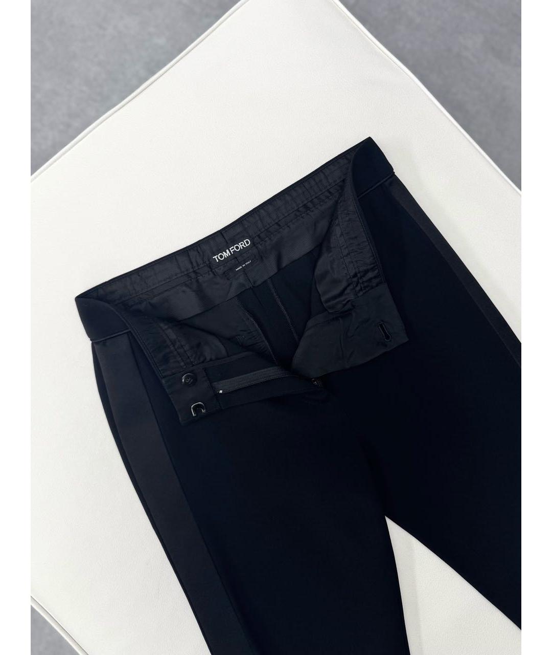 TOM FORD Черные вискозные бриджи, фото 3