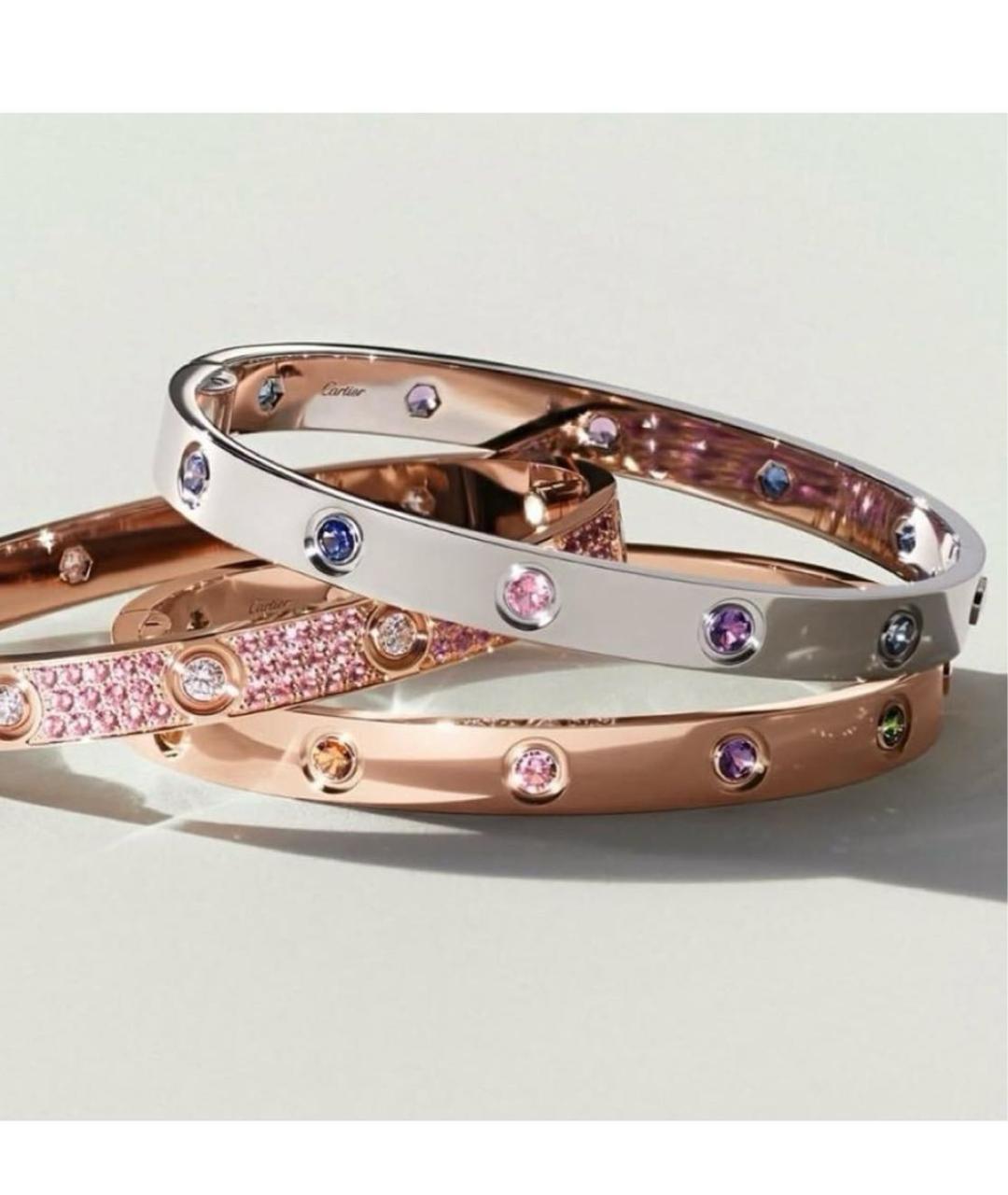 CARTIER Серебряный браслет из белого золота, фото 2