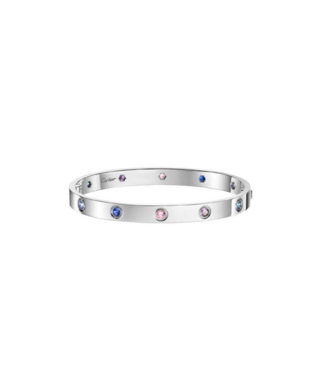 CARTIER Серебряный браслет из белого золота, фото 5