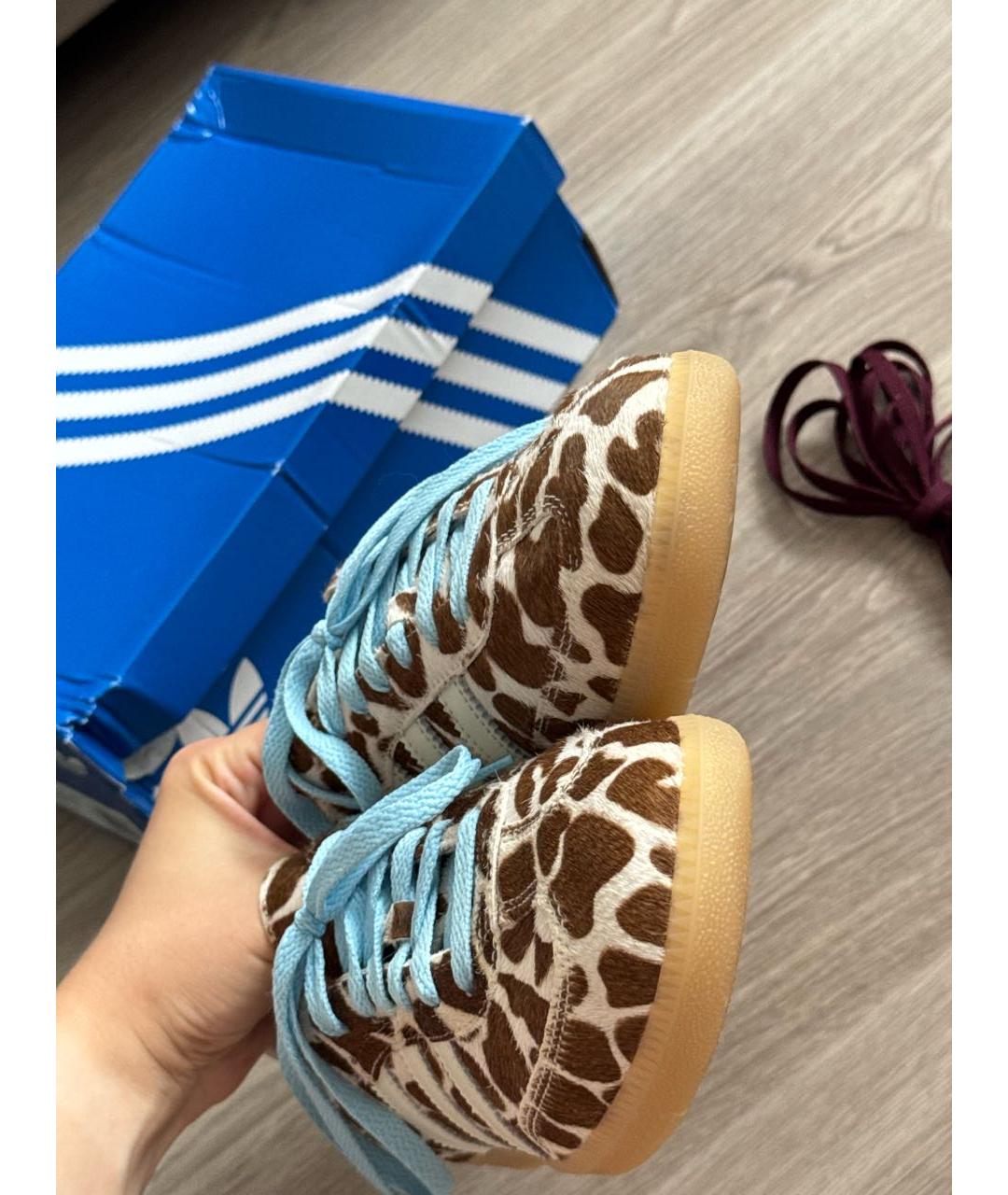 ADIDAS Мульти кожаные кеды, фото 4