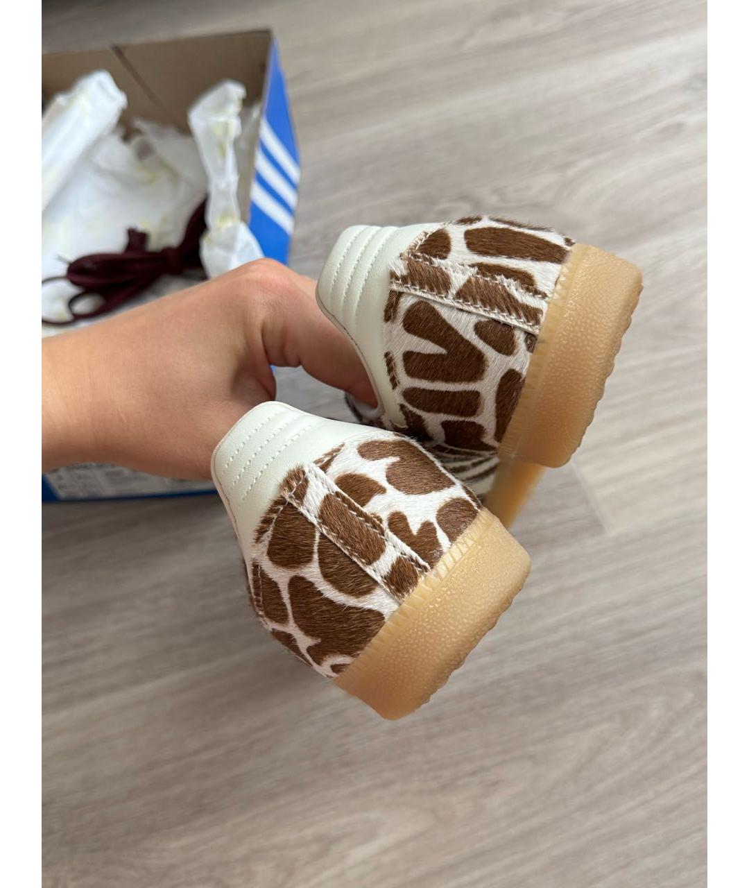 ADIDAS Мульти кожаные кеды, фото 3