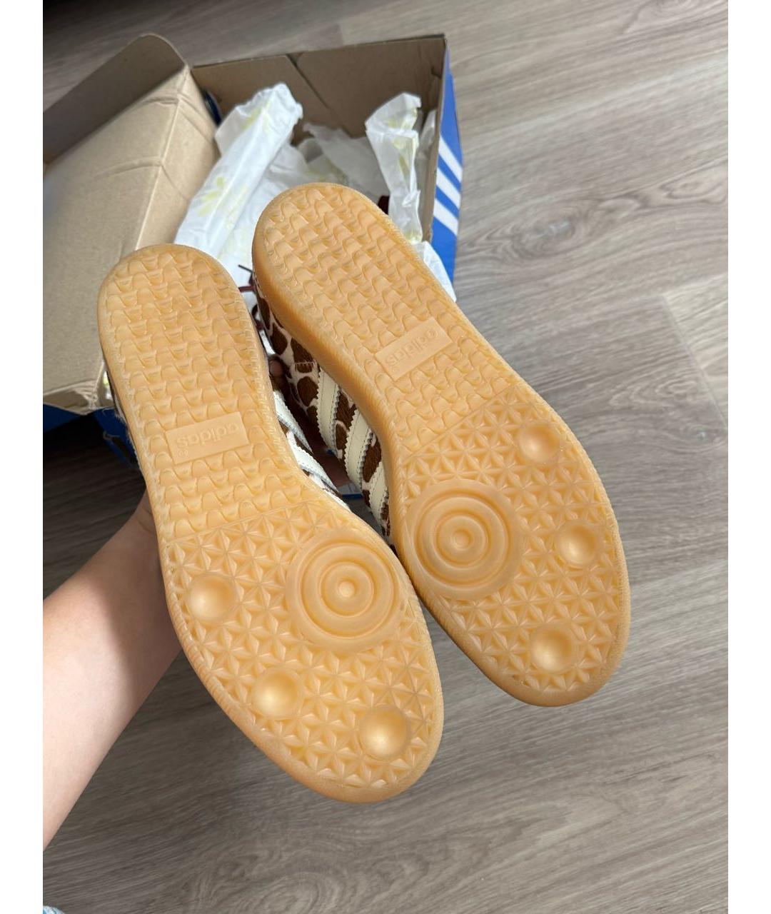 ADIDAS Мульти кожаные кеды, фото 5