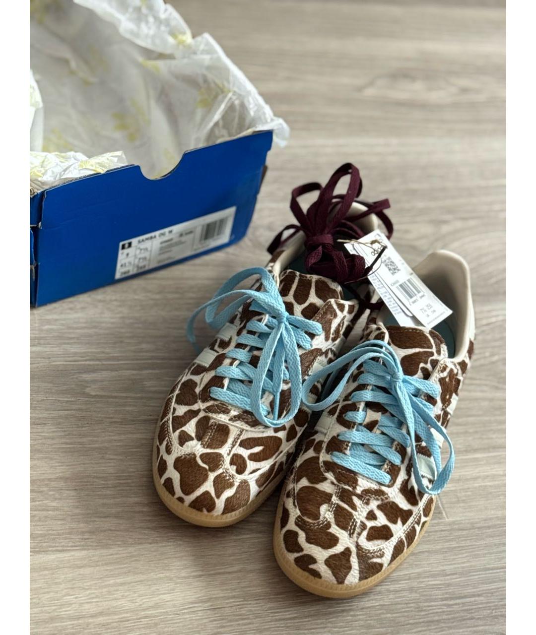 ADIDAS Мульти кожаные кеды, фото 2