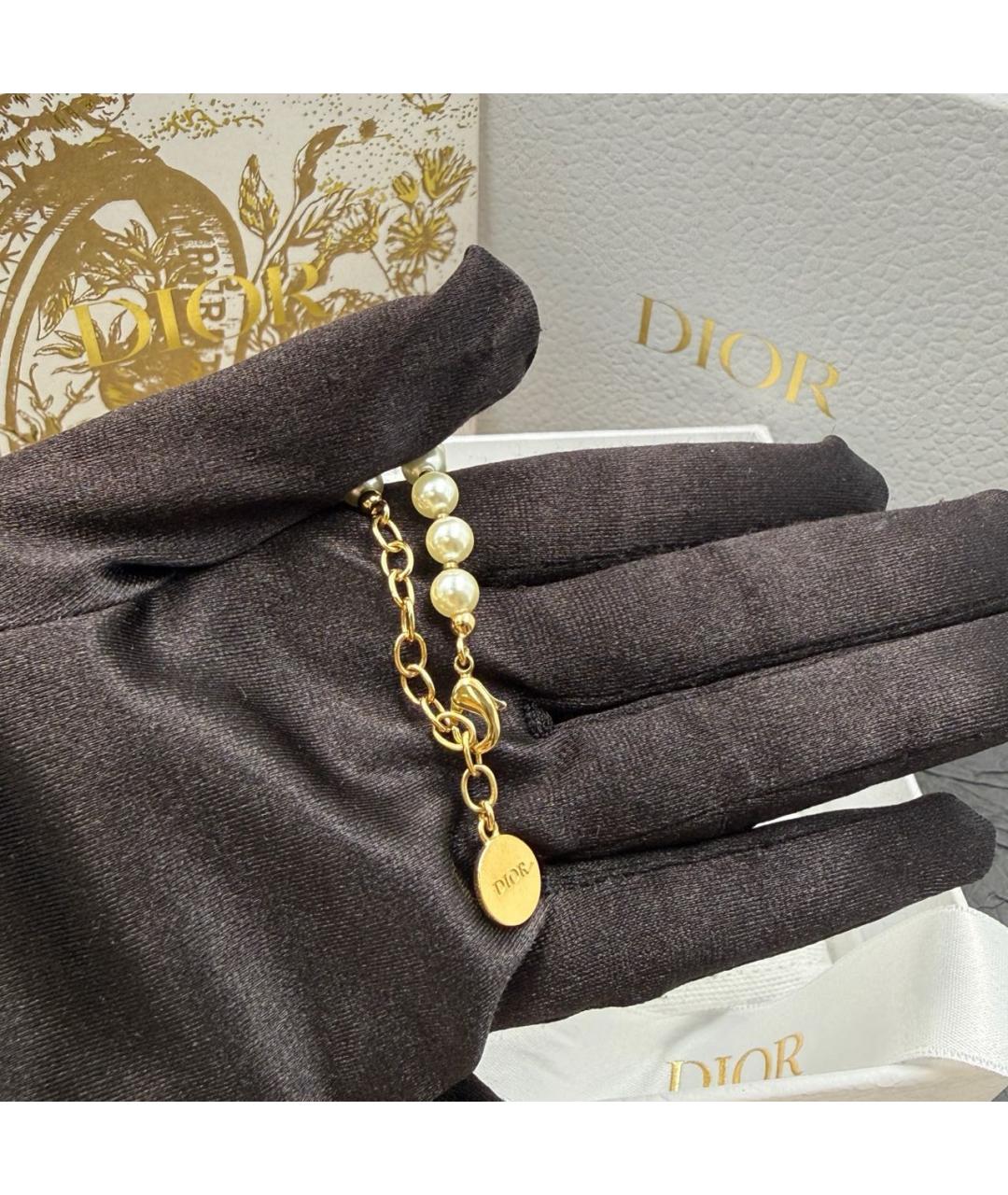CHRISTIAN DIOR Золотое колье, фото 4