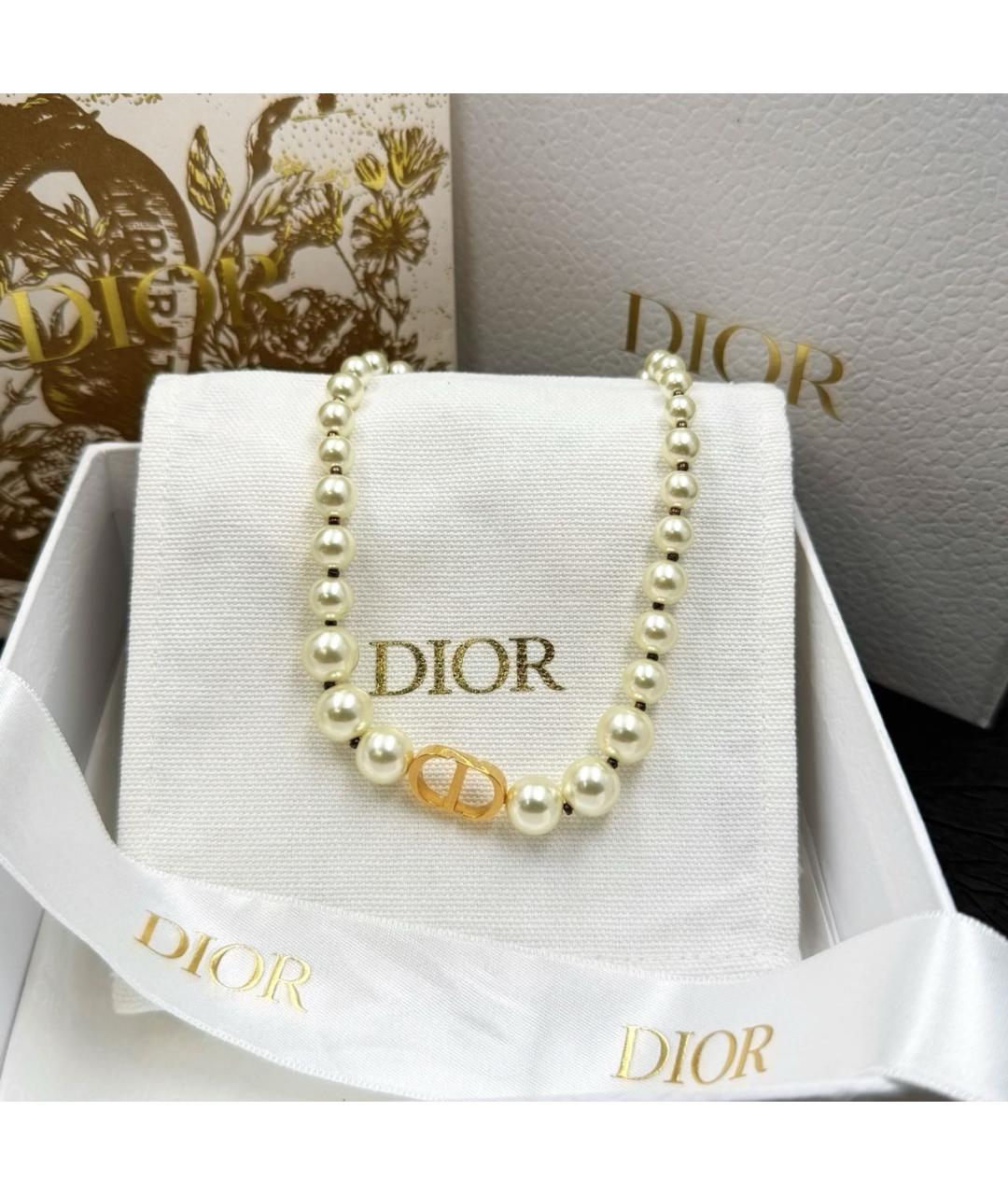 CHRISTIAN DIOR Золотое колье, фото 5