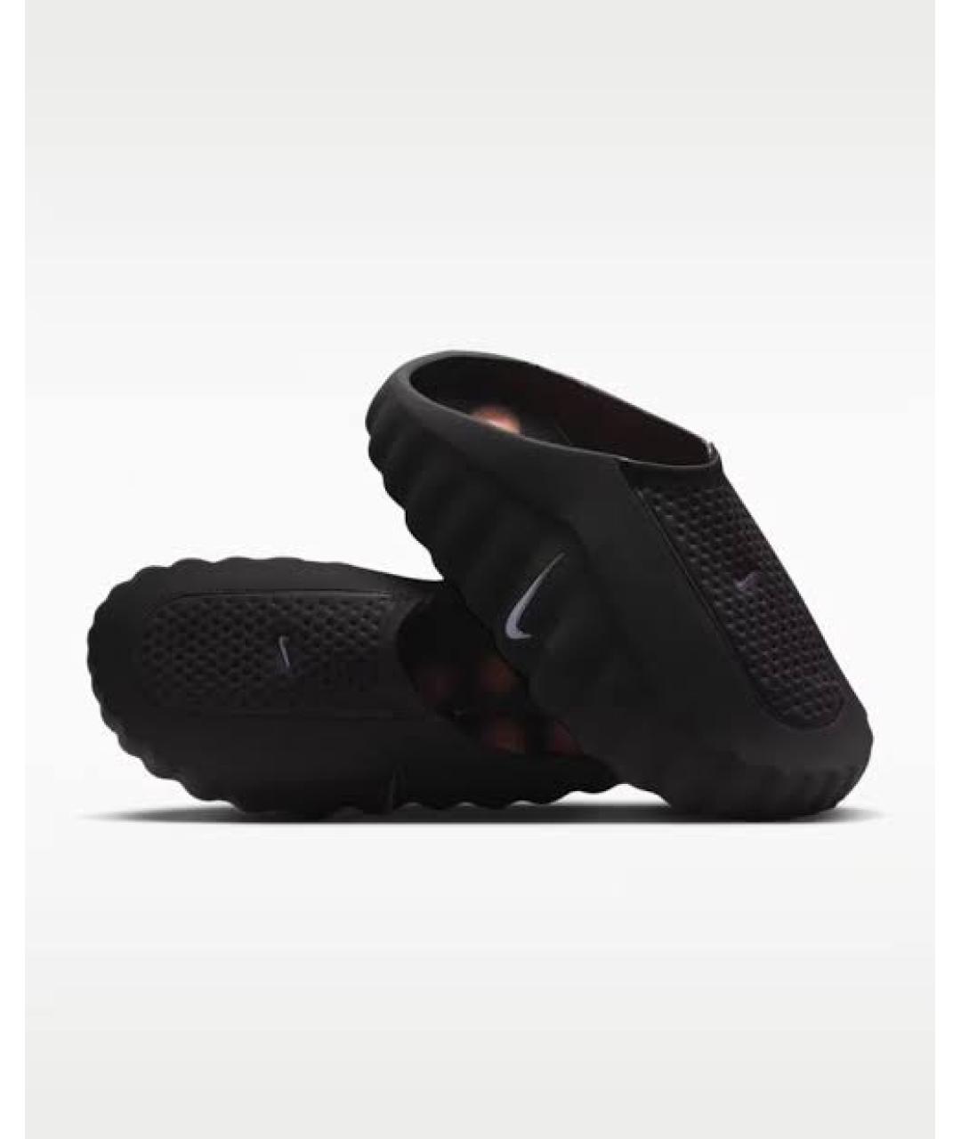 NIKE Черные резиновые мюли, фото 5