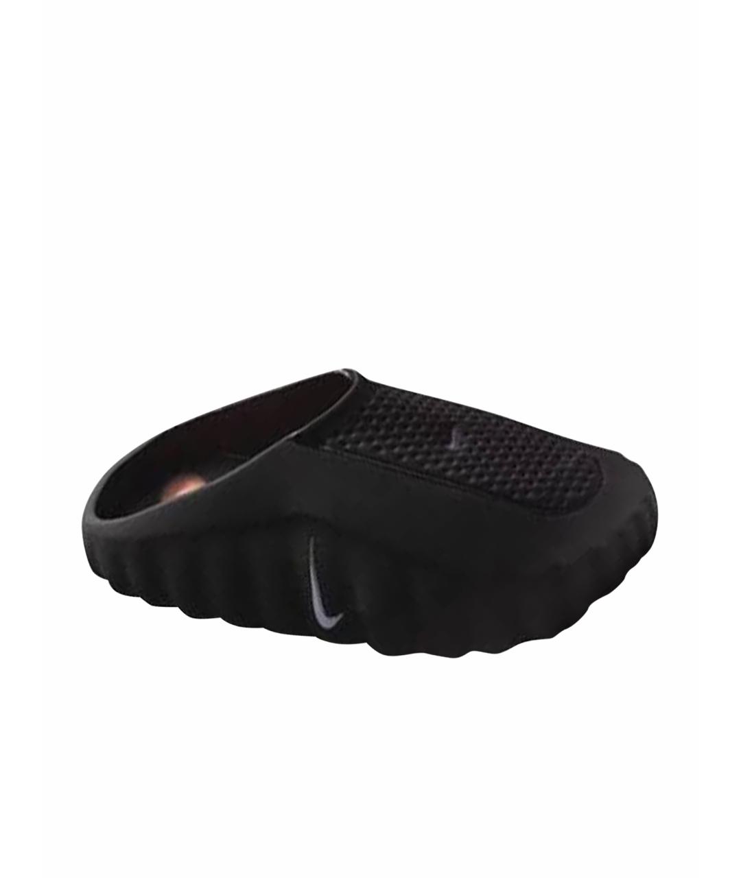 NIKE Черные резиновые мюли, фото 1
