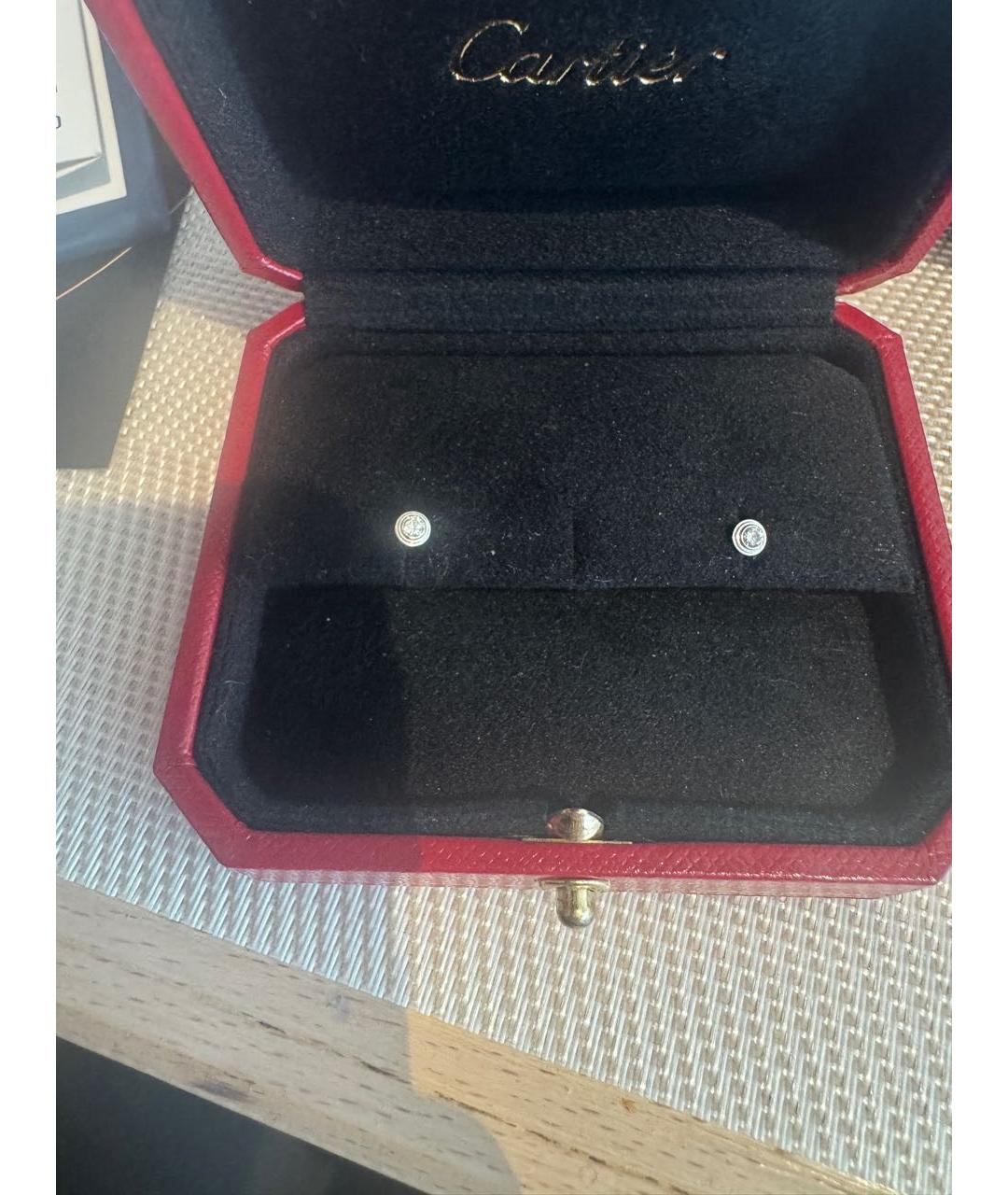 CARTIER Серебряные серьги из белого золота, фото 5