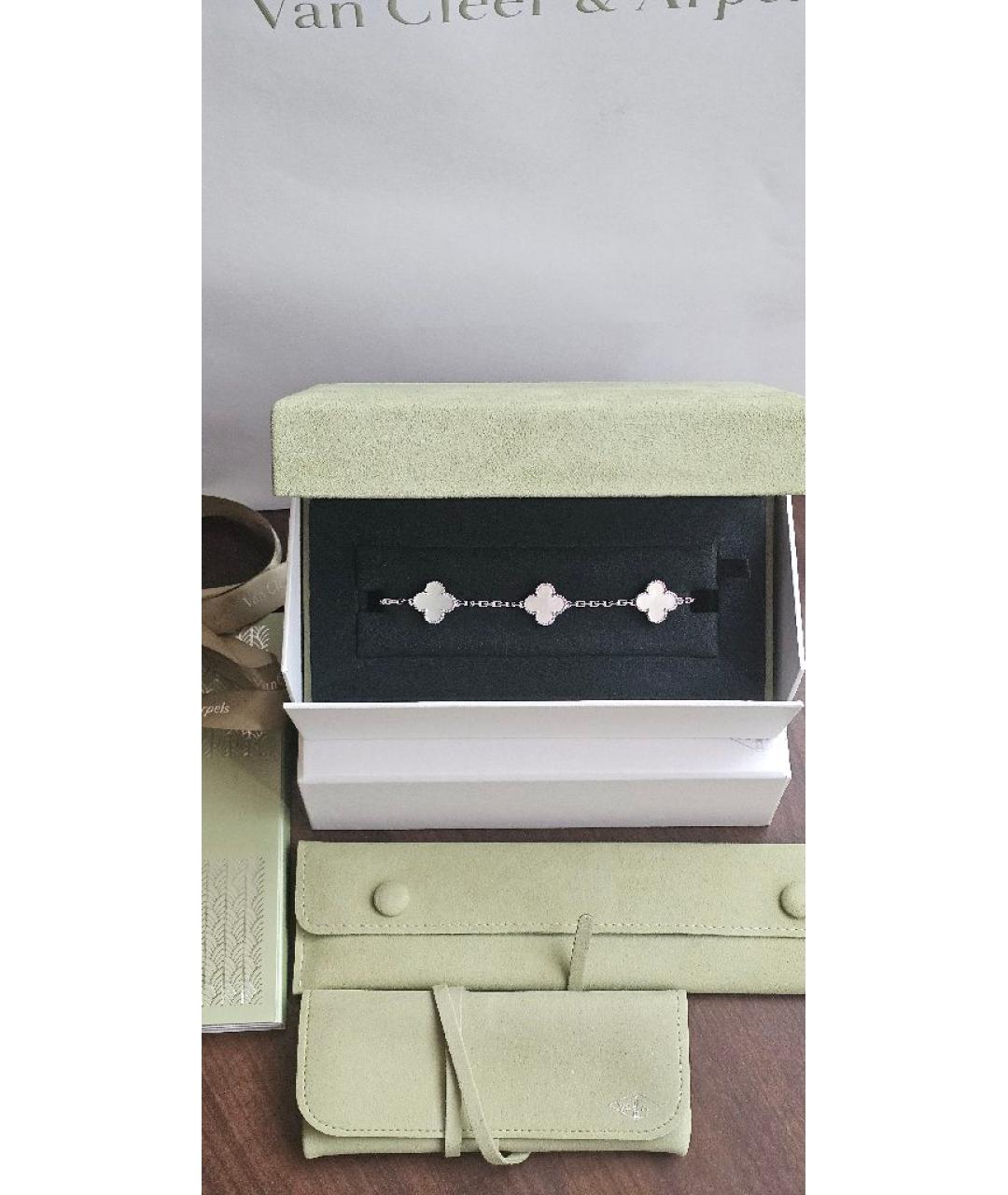 VAN CLEEF & ARPELS Белый браслет из белого золота, фото 4