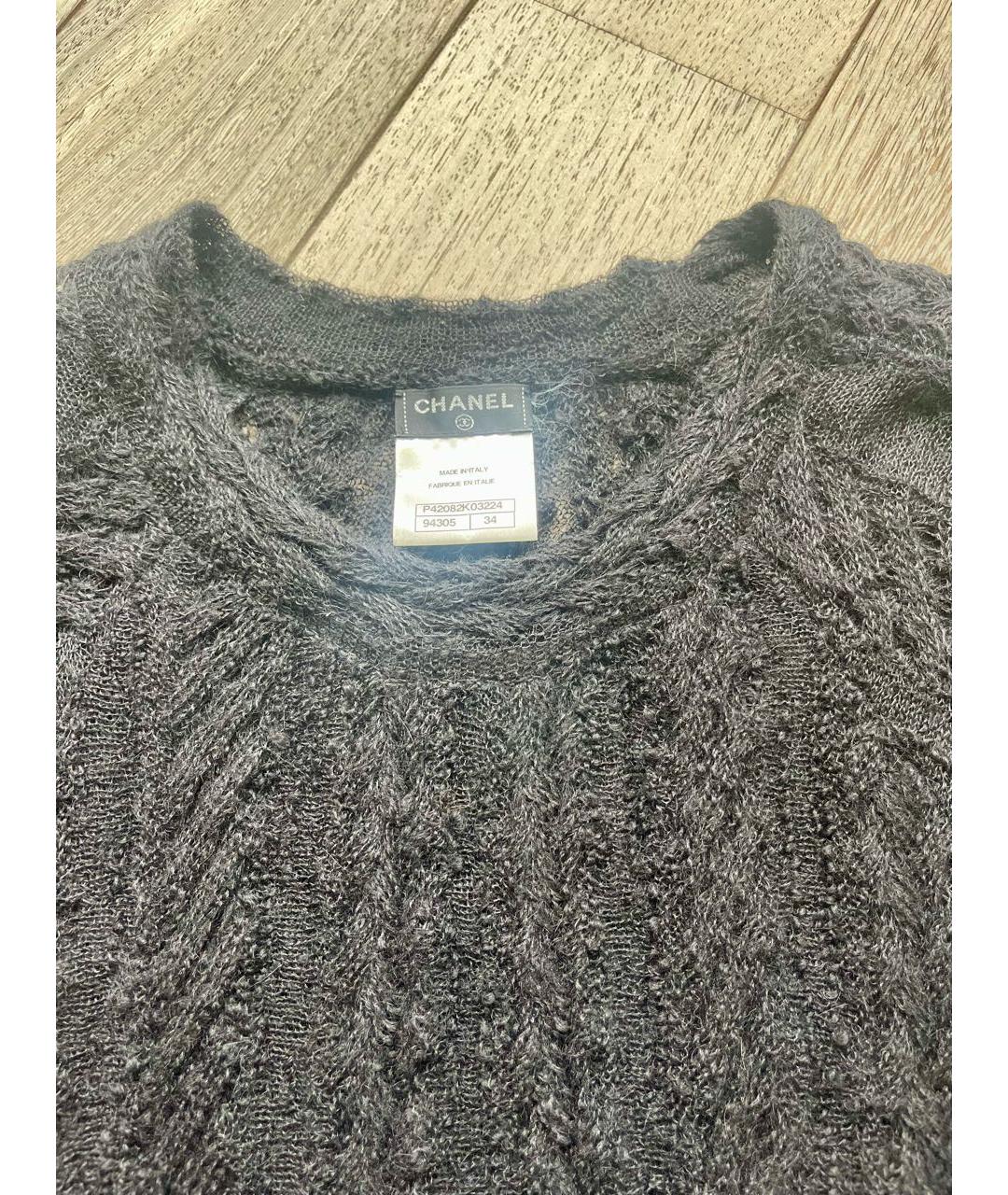 CHANEL Черное повседневное платье, фото 8