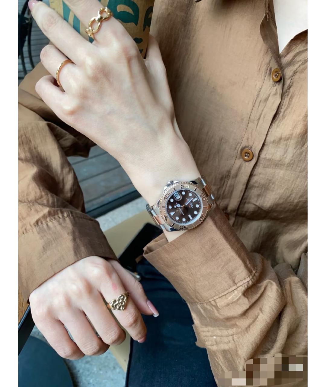 ROLEX Золотые часы из розового золота, фото 8
