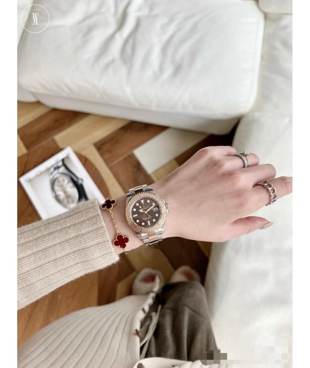 ROLEX Золотые часы из розового золота, фото 7