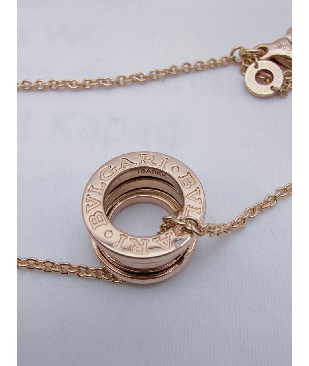 BVLGARI Золотая подвеска из розового золота, фото 4
