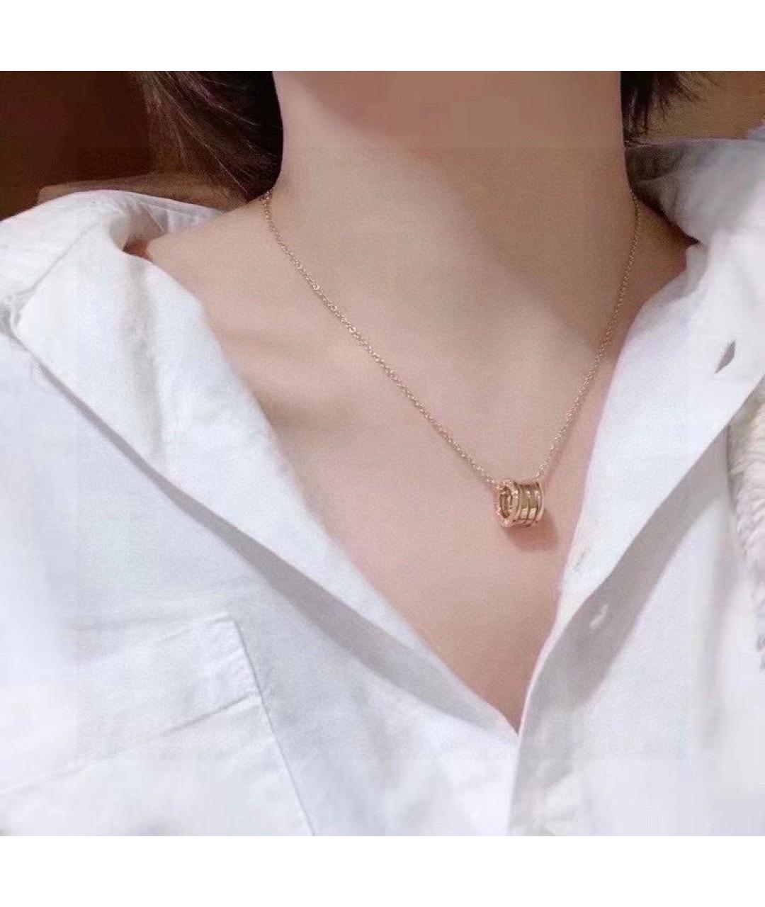BVLGARI Золотая подвеска из розового золота, фото 5