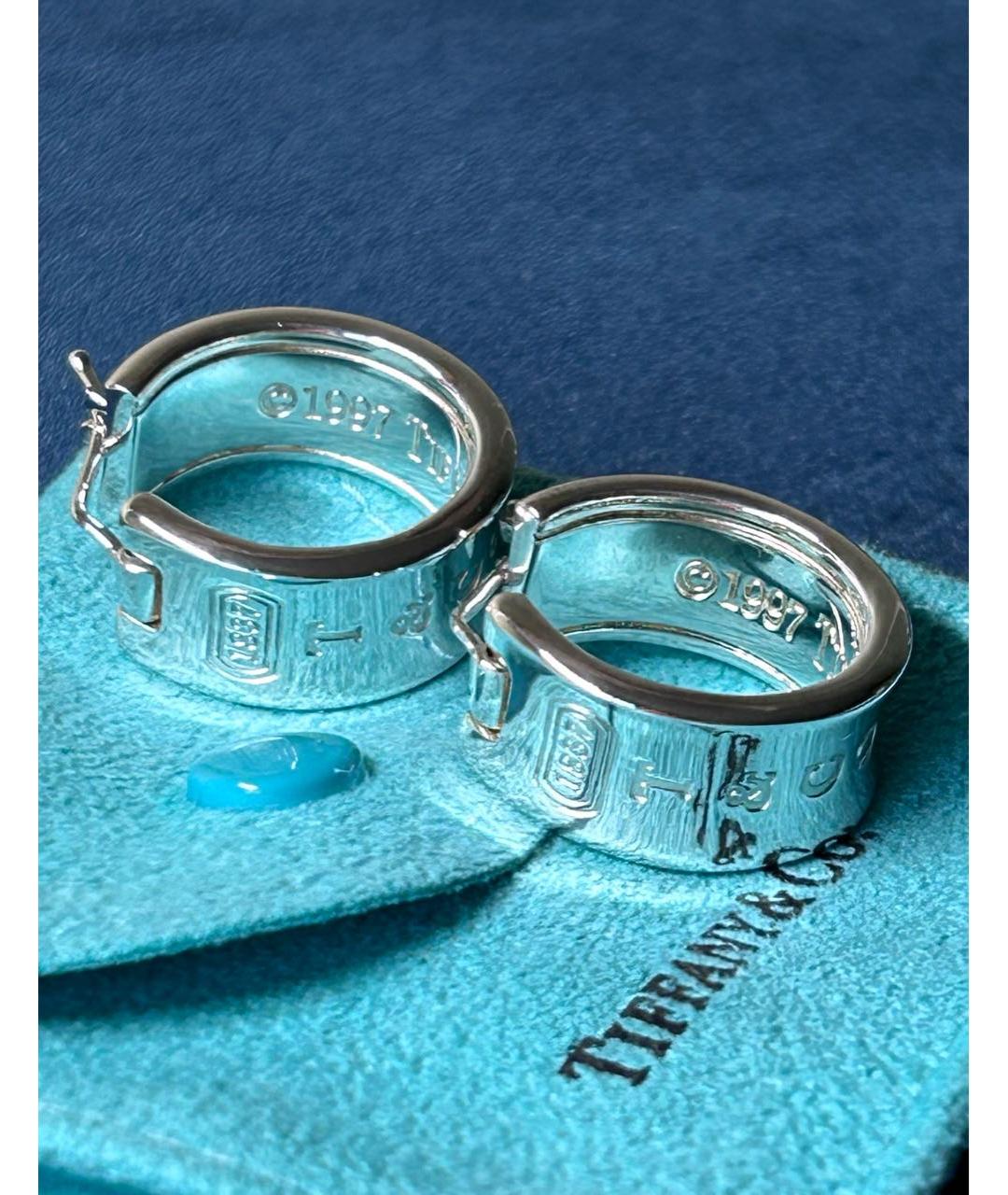 TIFFANY&CO Серебряные серебряные серьги, фото 2