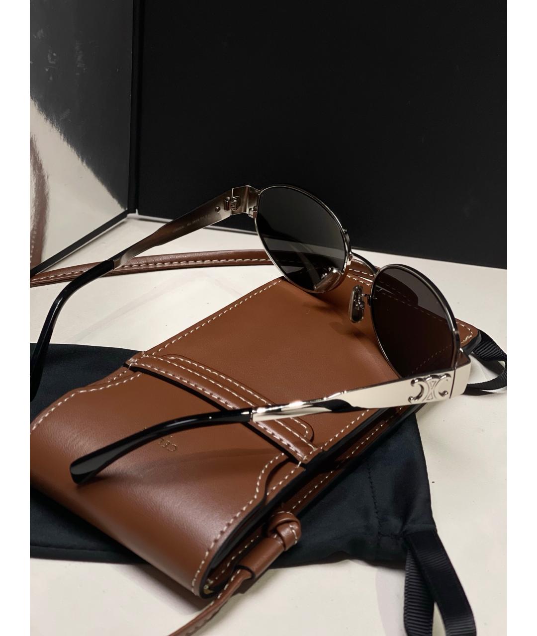 CELINE Черные солнцезащитные очки, фото 4