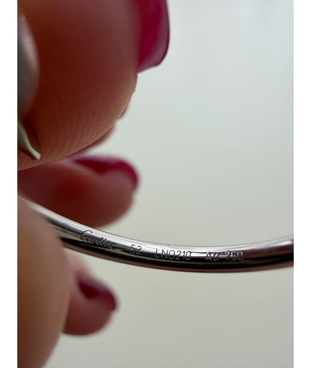 CARTIER Белое кольцо из белого золота, фото 4