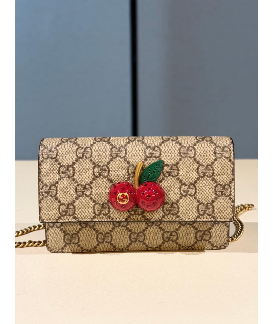 GUCCI Хаки деним сумка через плечо, фото 9