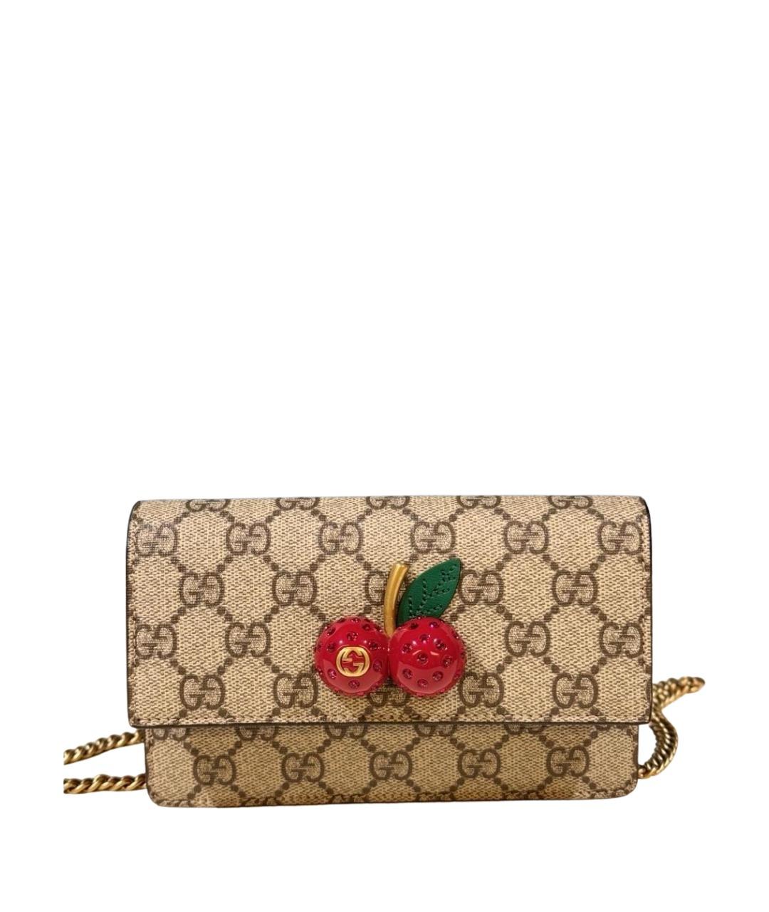 GUCCI Хаки деним сумка через плечо, фото 1