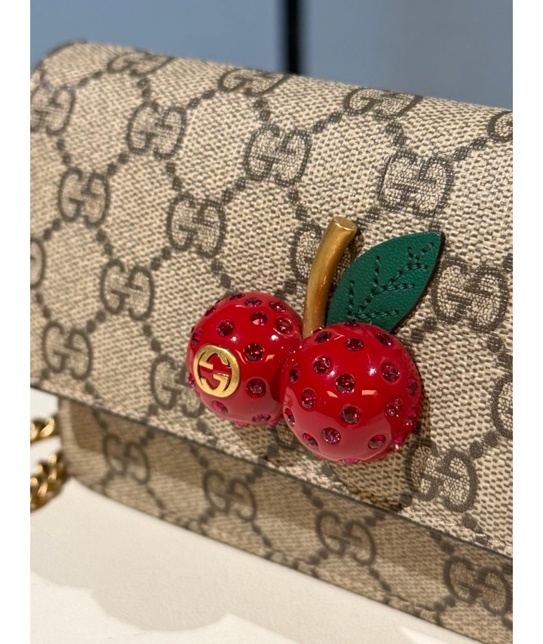 GUCCI Хаки деним сумка через плечо, фото 4