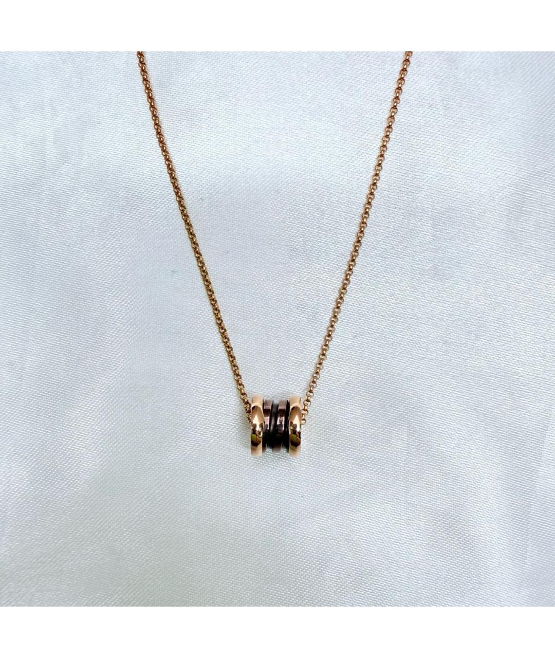 BVLGARI Золотое колье из розового золота, фото 2