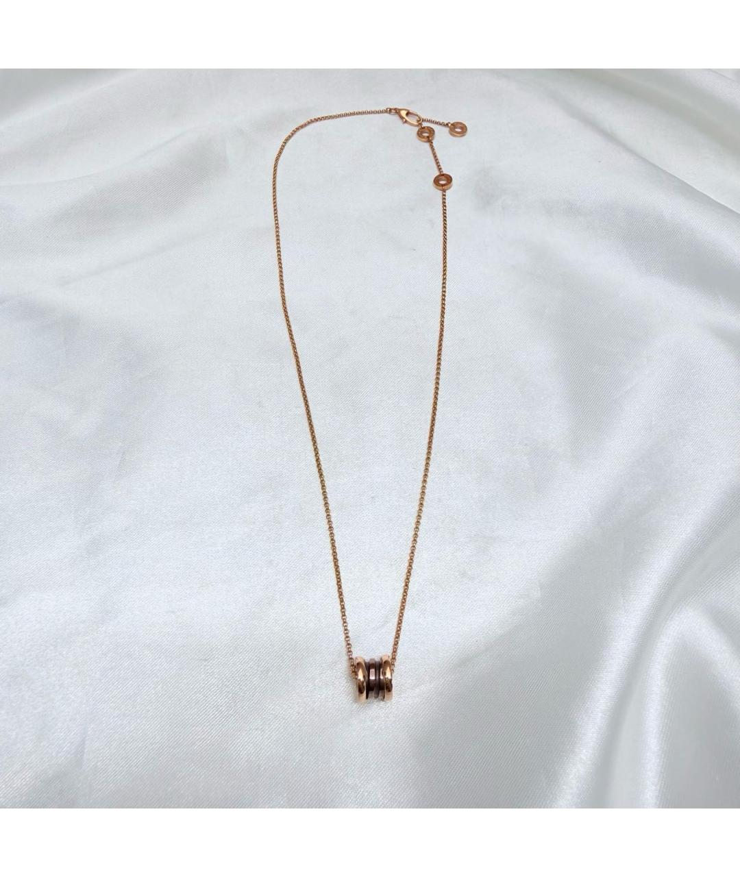 BVLGARI Золотое колье из розового золота, фото 3