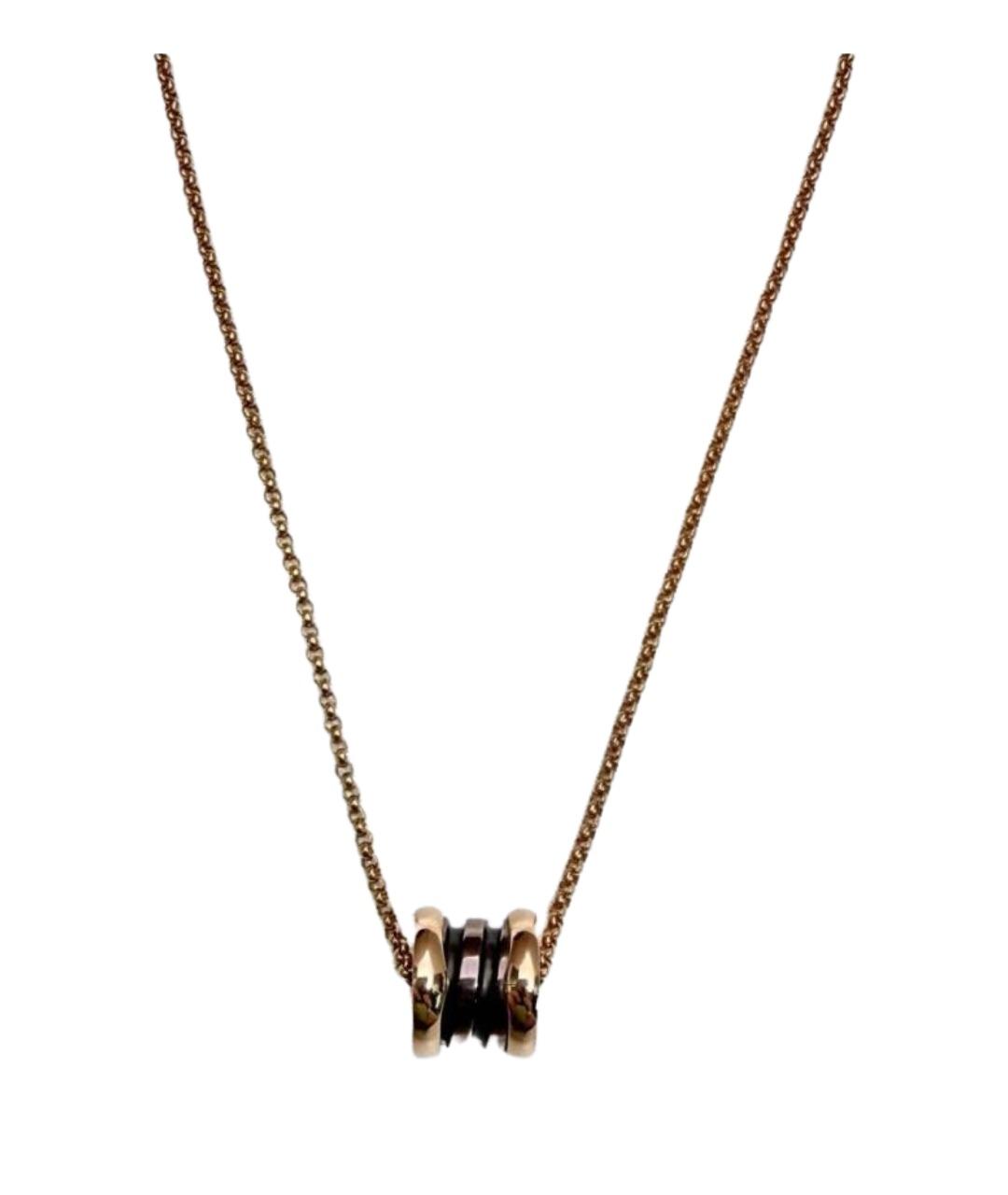 BVLGARI Золотое колье из розового золота, фото 1