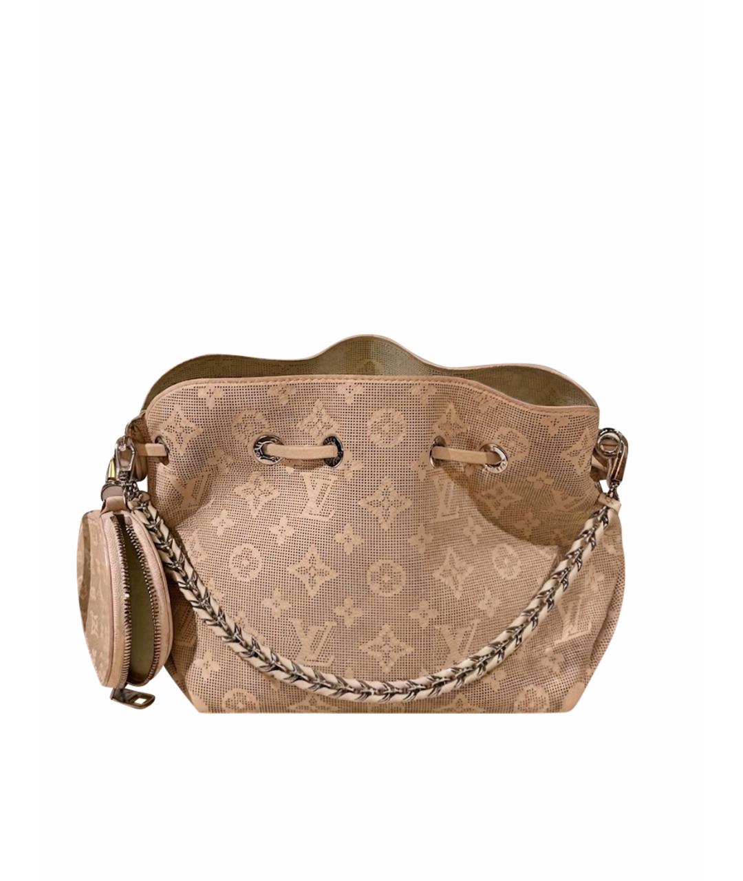 LOUIS VUITTON Бежевая кожаная сумка тоут, фото 1