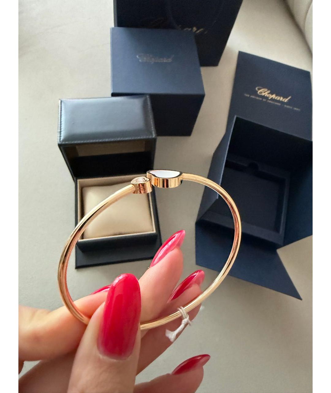 CHOPARD Розовый браслет из розового золота, фото 3