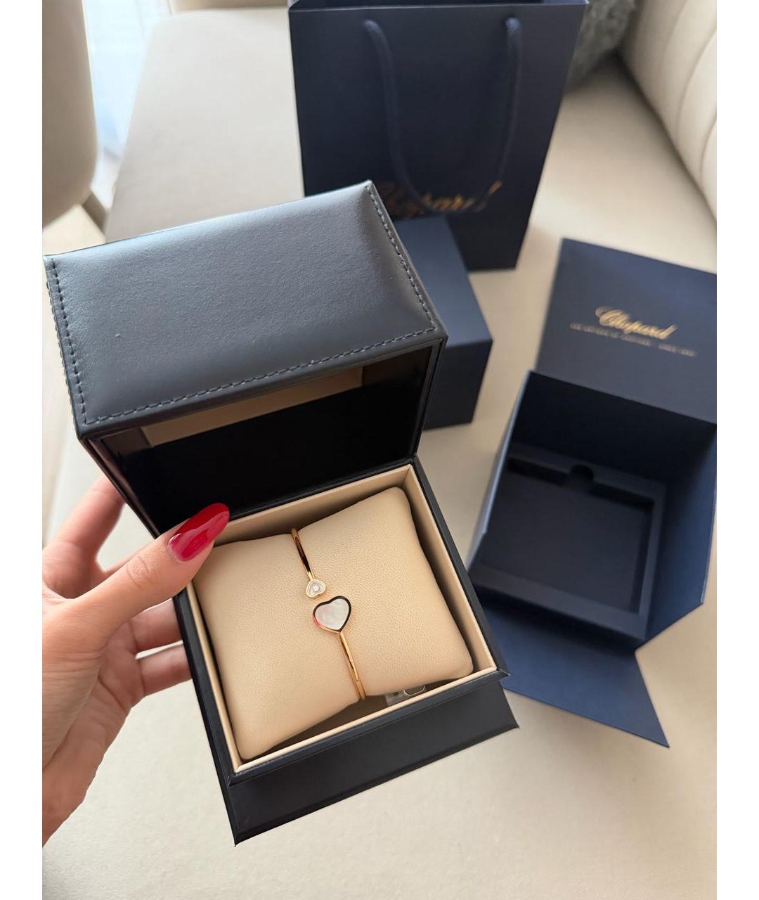 CHOPARD Розовый браслет из розового золота, фото 2