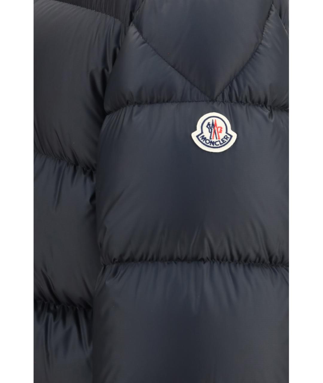 MONCLER Черная полиамидовая куртка, фото 3