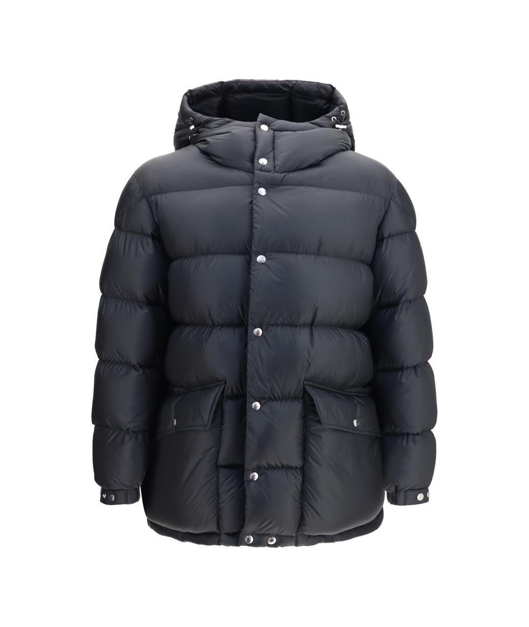 MONCLER Черная полиамидовая куртка, фото 1