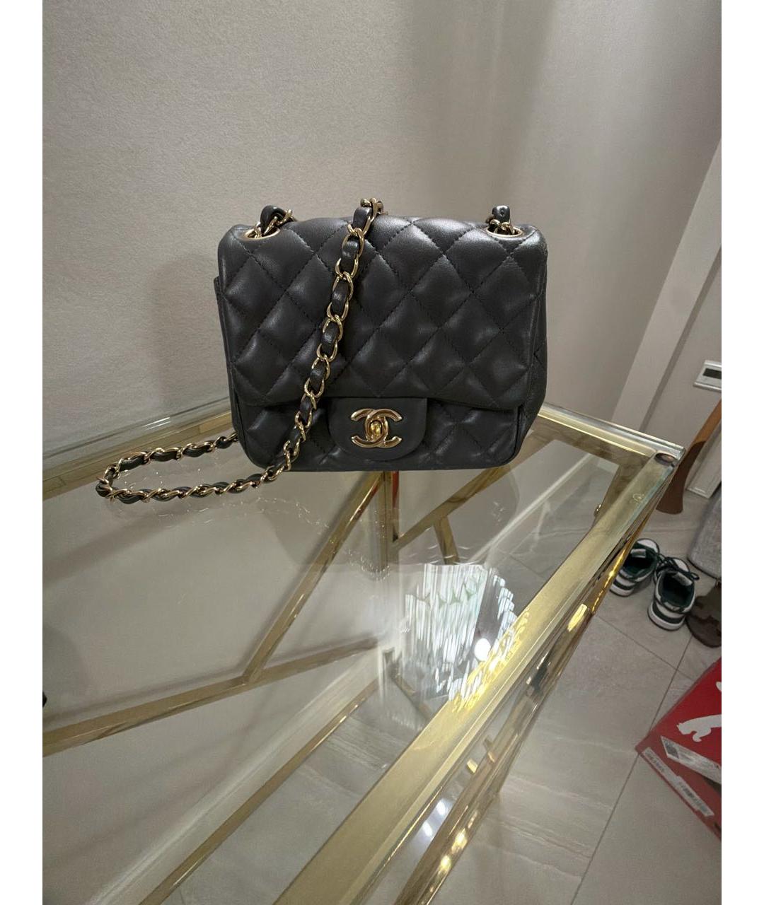 CHANEL Кожаная сумка через плечо, фото 5