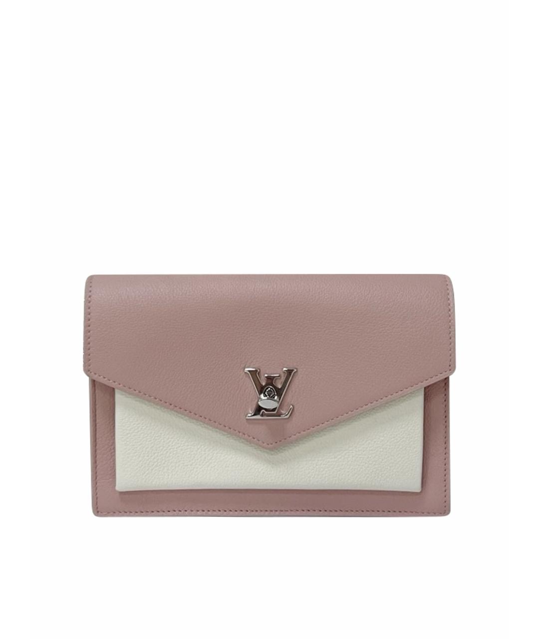 LOUIS VUITTON Розовая кожаная сумка через плечо, фото 1