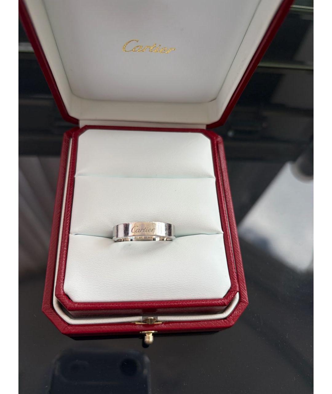 CARTIER Серебряное платиновое кольцо, фото 5
