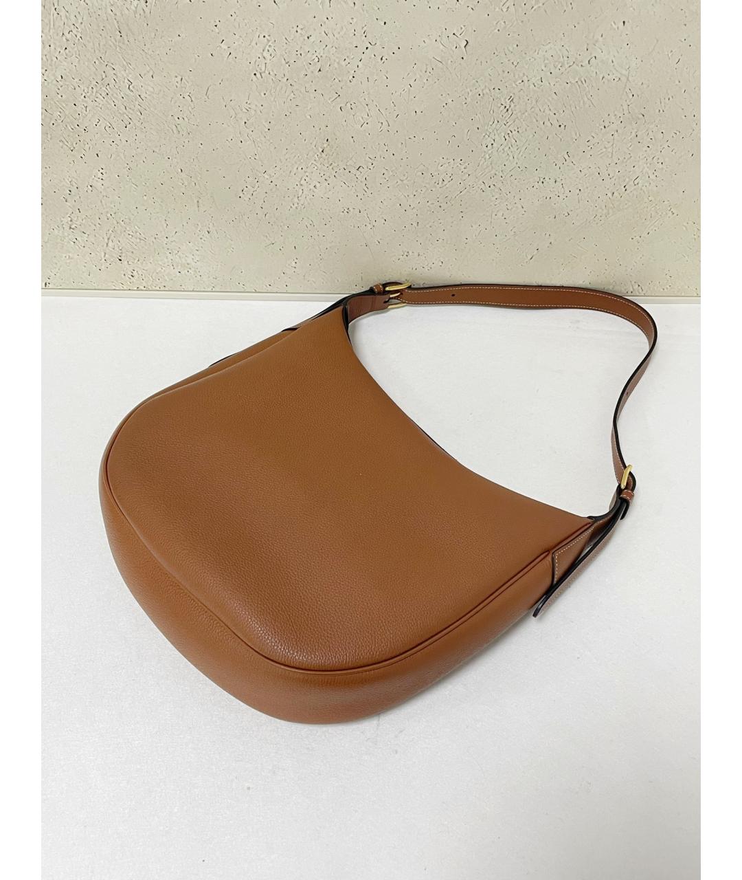 CELINE Коричневая кожаная сумка тоут, фото 4