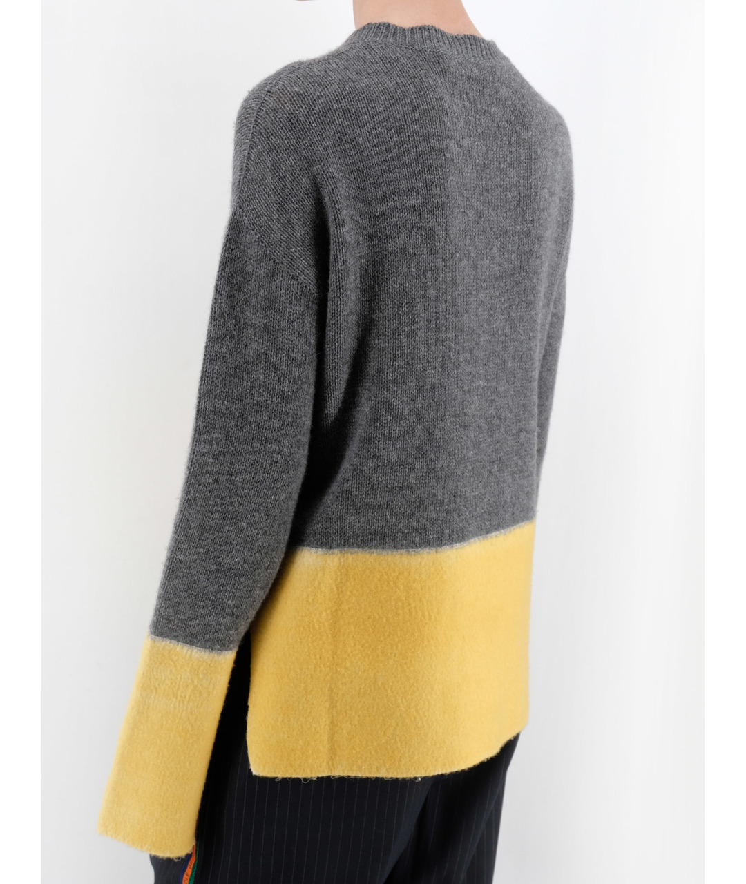 MARNI Серый кашемировый джемпер / свитер, фото 3