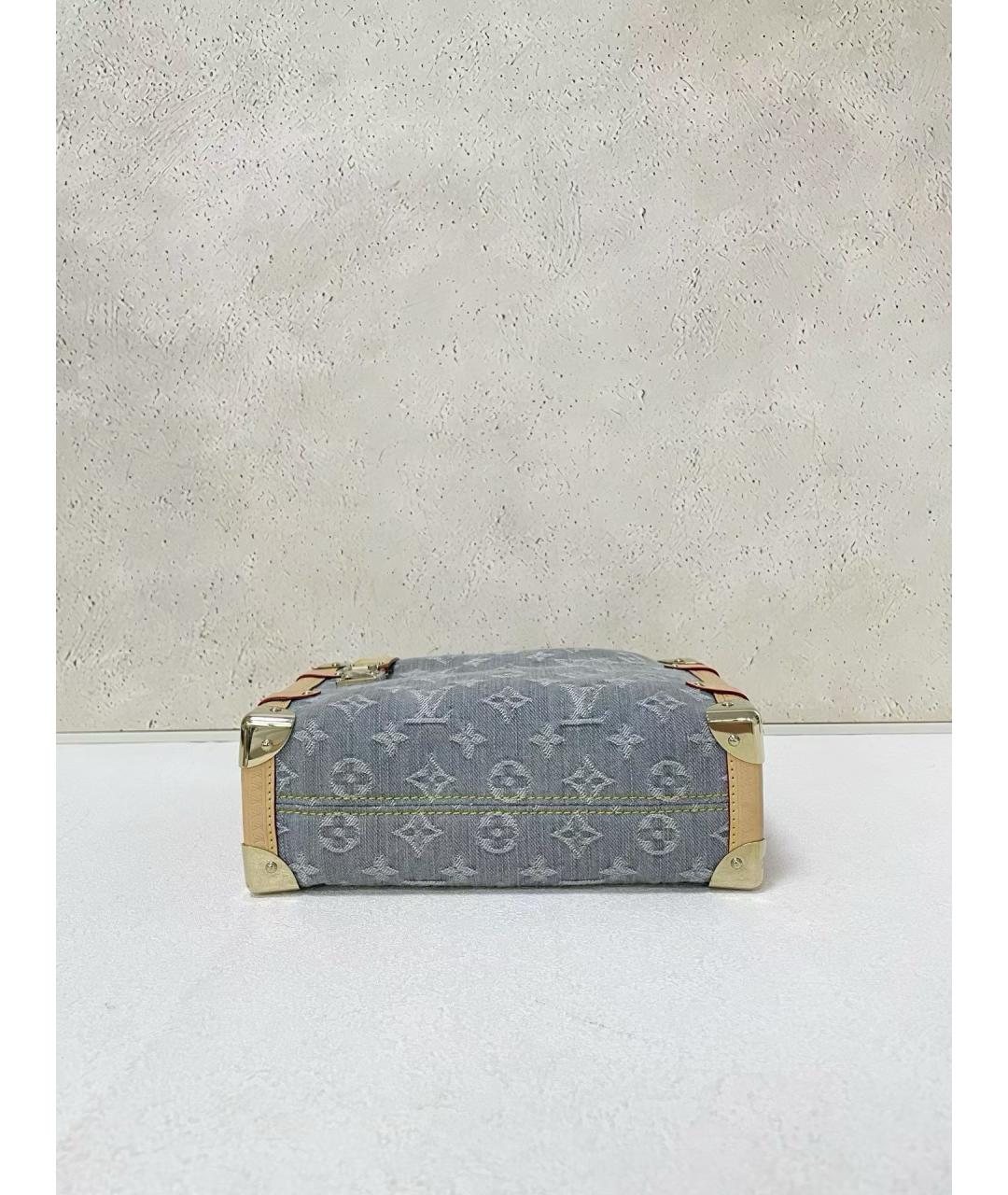 LOUIS VUITTON Серая деним сумка через плечо, фото 5
