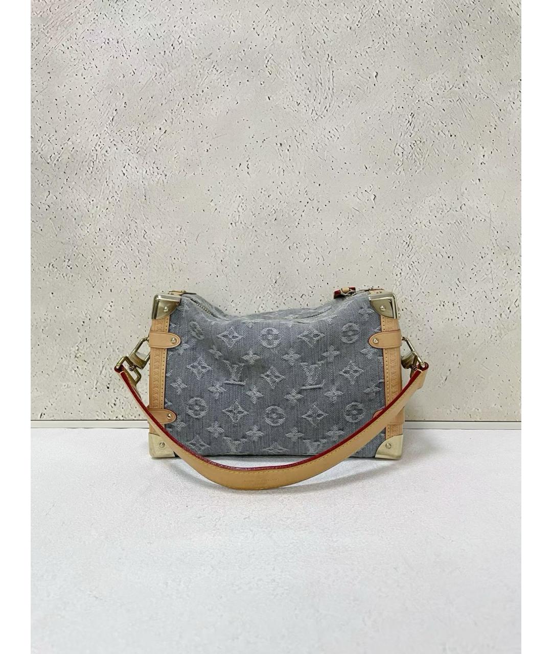 LOUIS VUITTON Серая деним сумка через плечо, фото 2