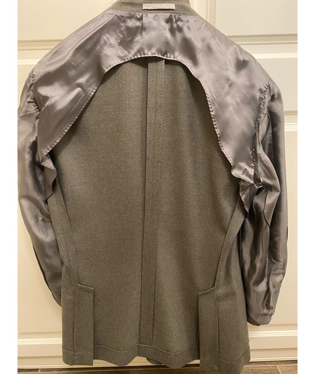 BRUNELLO CUCINELLI Зеленый шерстяной пиджак, фото 3