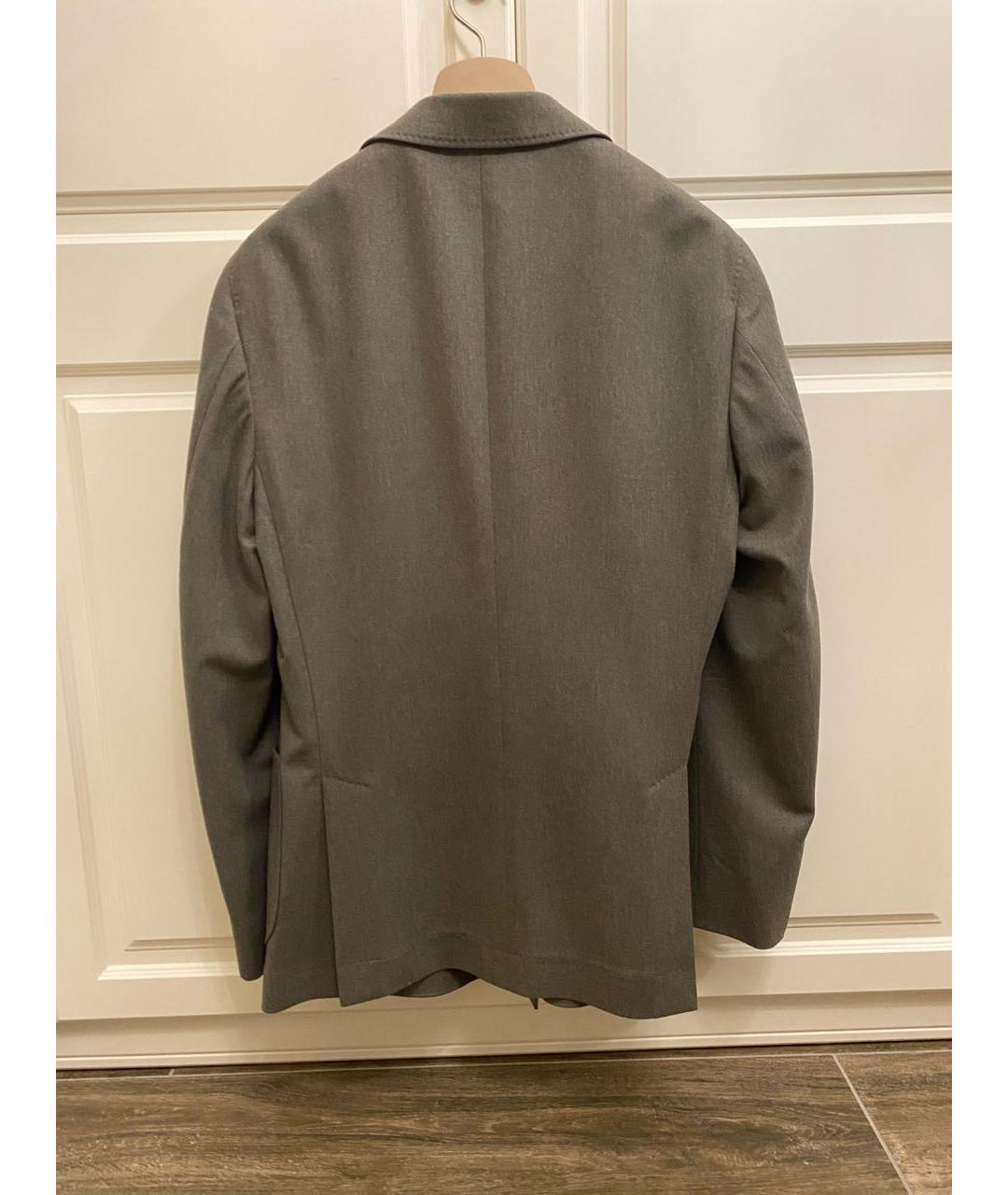 BRUNELLO CUCINELLI Зеленый шерстяной пиджак, фото 2